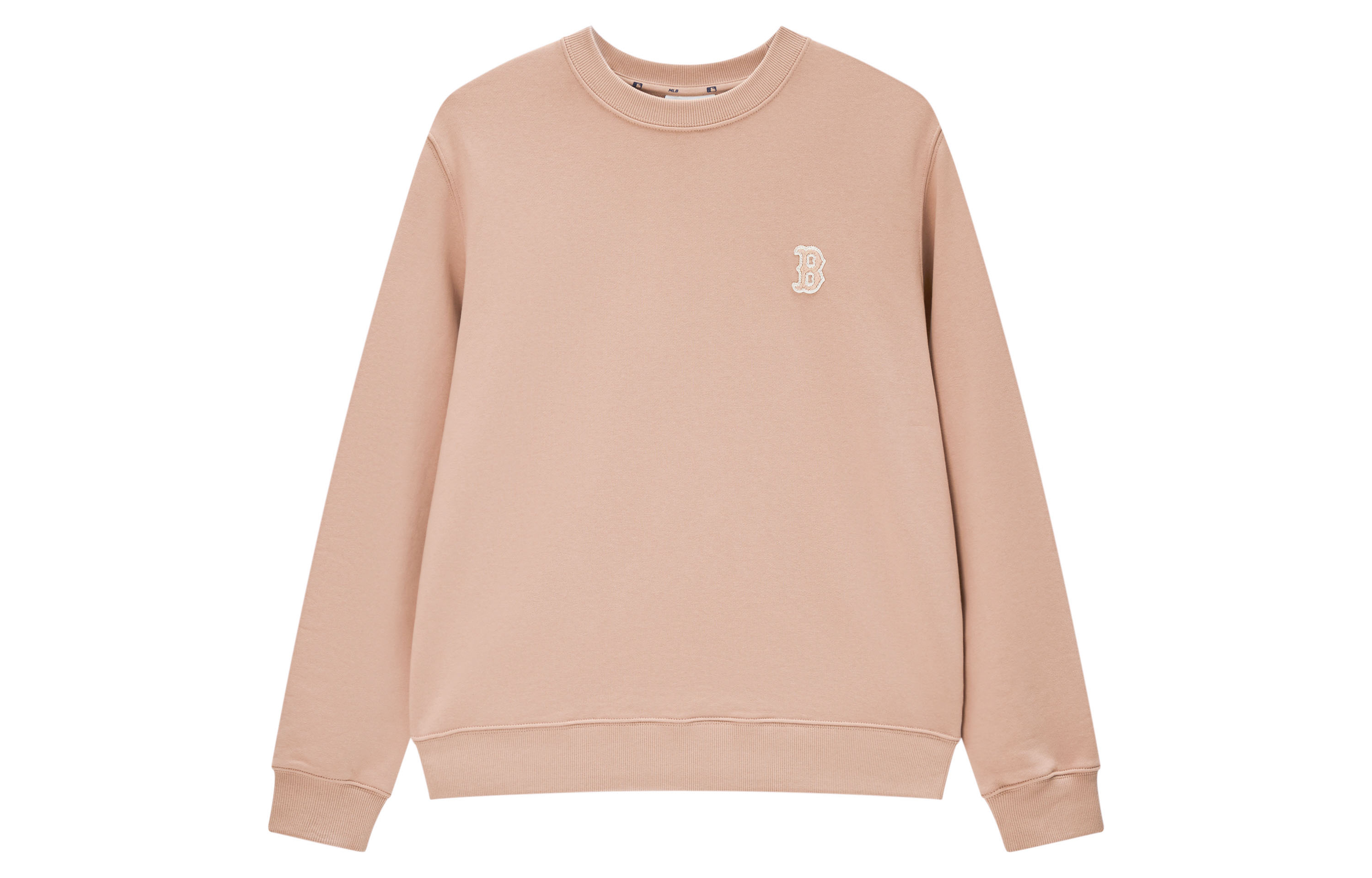 MLB 23FW Boston Red Sox Classic Logo Crewneck Sweatshirt Beige Unisex 3AMTB0134-43BGS