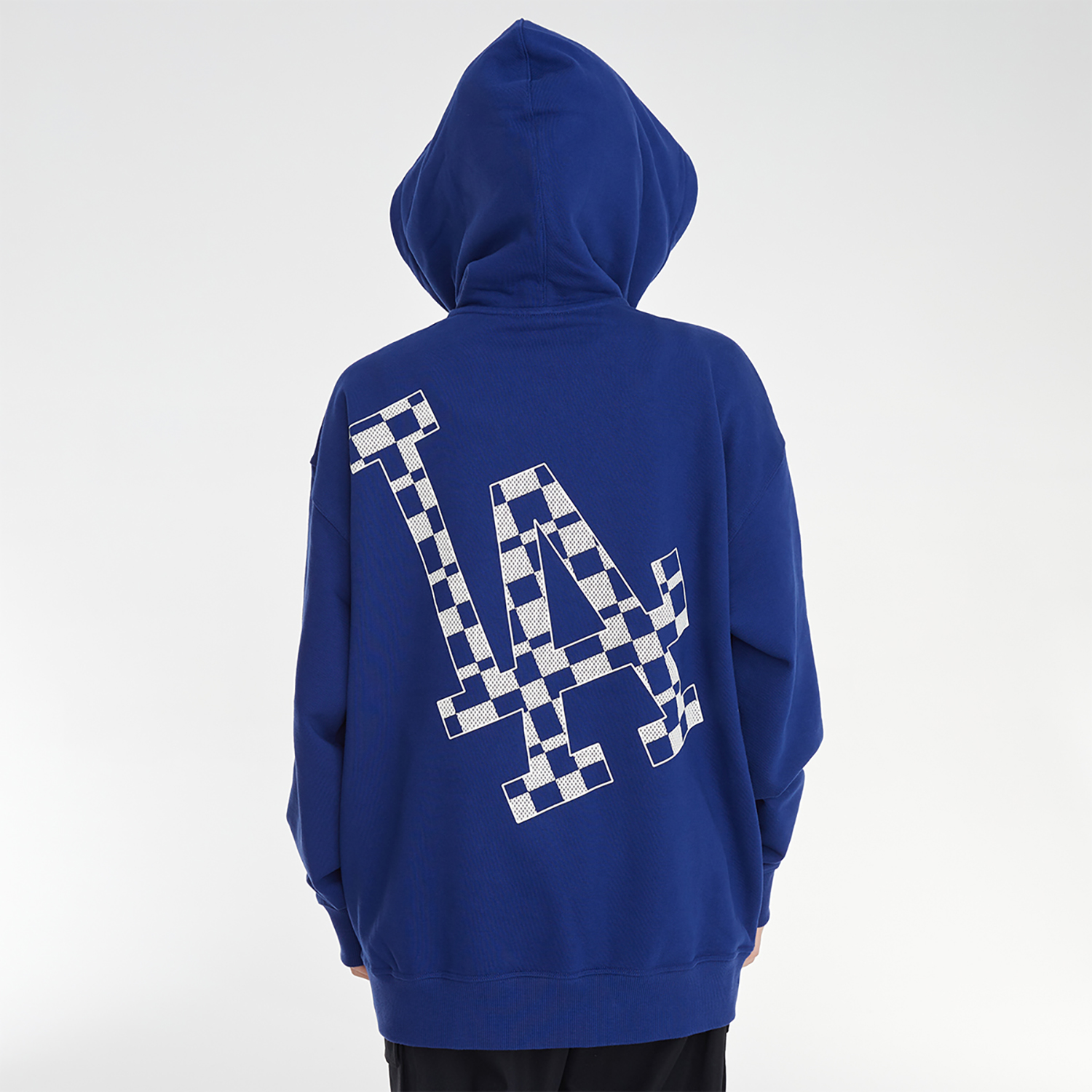 MLB 23FW Los Angeles Dodgers Logo Print Hoodie Blue Unisex 3AHDO0134-07RBS 圖 4