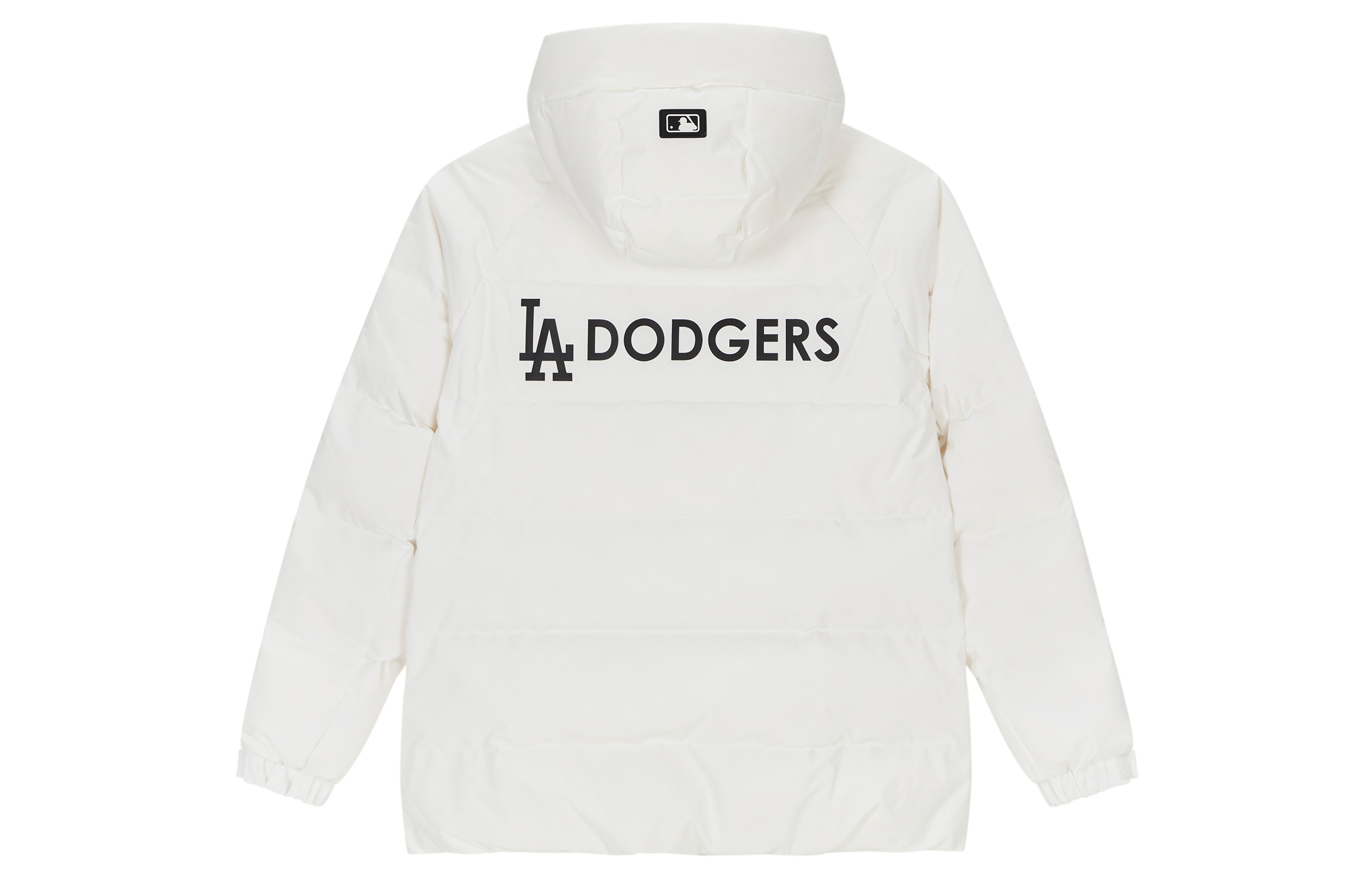 MLB 23FW Los Angeles Dodgers White Down Jacket Unisex Casual Short Coat. 3ADJB2036-07WHS