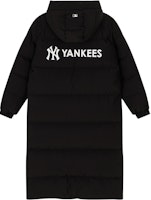 MLB 23FW New York Yankees Letter Logo Embroidered Long Puffer Jacket Black Unisex 3ADJB1436-50BKS MLB 23FW New York Yankees Letter Logo Embroidered Long Puffer Jacket Black Unisex 3ADJB1436-50BKS