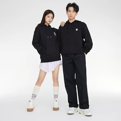 MLB 23FW 紐約洋基隊標誌印花連帽衫 男女款 黑色 3AHDO0134-50BKS Details for MLB 23FW 紐約洋基隊標誌印花連帽衫 男女款 黑色 3AHDO0134-50BKS