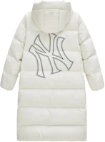 MLB 23FW New York Yankees Retro Diamond Down Jacket Unisex White 3ADJB1136-50CRS MLB 23FW New York Yankees Retro Diamond Down Jacket Unisex White 3ADJB1136-50CRS