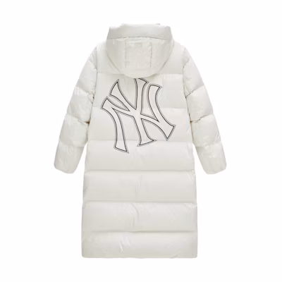 MLB 23FW New York Yankees Retro Diamond Down Jacket Unisex White 3ADJB1136-50CRS