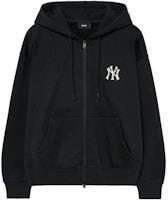MLB Black Slim Fit Hoodie Zip-Up Jacket. 3ATRB0236-50BKS MLB Black Slim Fit Hoodie Zip-Up Jacket. 3ATRB0236-50BKS