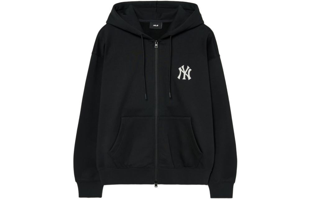 Order MLB  Black Slim Fit Hoodie Zip-Up Jacket. 3ATRB0236-50BKS