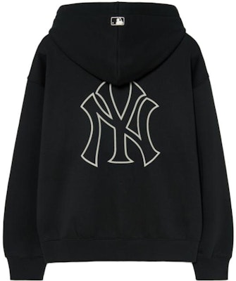 MLB Black Slim Fit Hoodie Zip-Up Jacket. 3ATRB0236-50BKS Lookbook MLB Black Slim Fit Hoodie Zip-Up Jacket. 3ATRB0236-50BKS