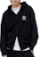 Details for MLB Black Slim Fit Hoodie Zip-Up Jacket. 3ATRB0236-50BKS