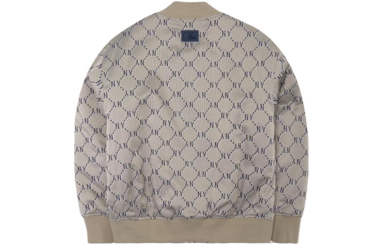 MLB  Brown Full-zip Logo Printed Baseball Jacket 3AJPM0121-50BGS 圖 3