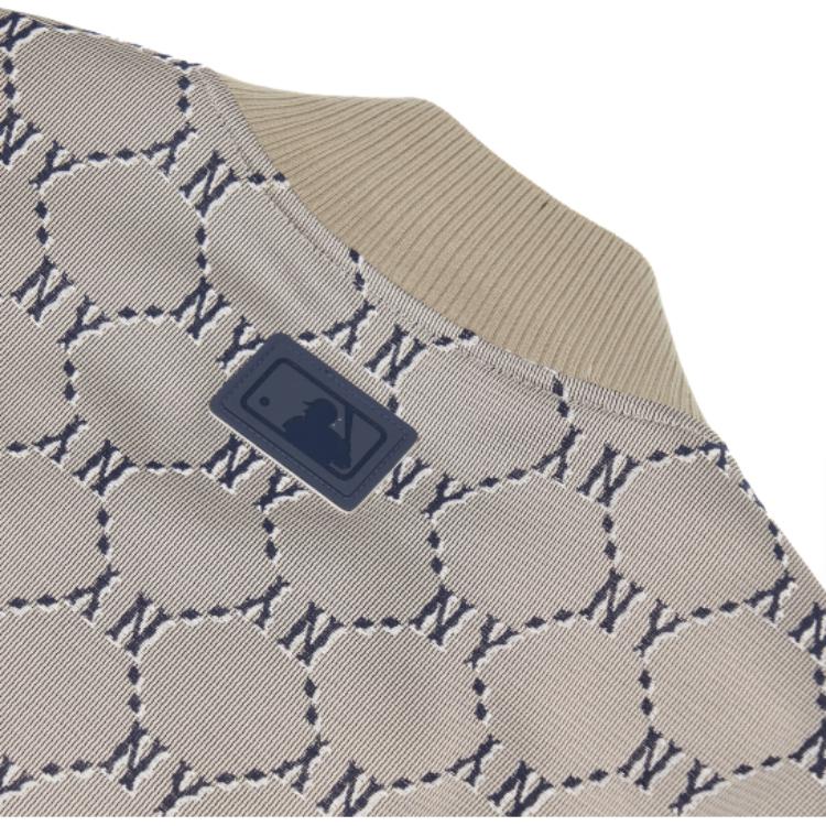 MLB  Brown Full-zip Logo Printed Baseball Jacket 3AJPM0121-50BGS 圖 5