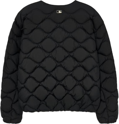MLB 퀼팅 풀집 다운 재킷 블랙 미니멀 로고. 3LDJB0536-50BKS Lookbook MLB 퀼팅 풀집 다운 재킷 블랙 미니멀 로고. 3LDJB0536-50BKS