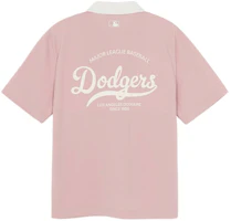 MLB Academy Series LA Dodgers Casual Colorblock Print Polo Shirt Unisex. 3APQV0263-07PKL MLB Academy Series LA Dodgers Casual Colorblock Print Polo Shirt Unisex. 3APQV0263-07PKL