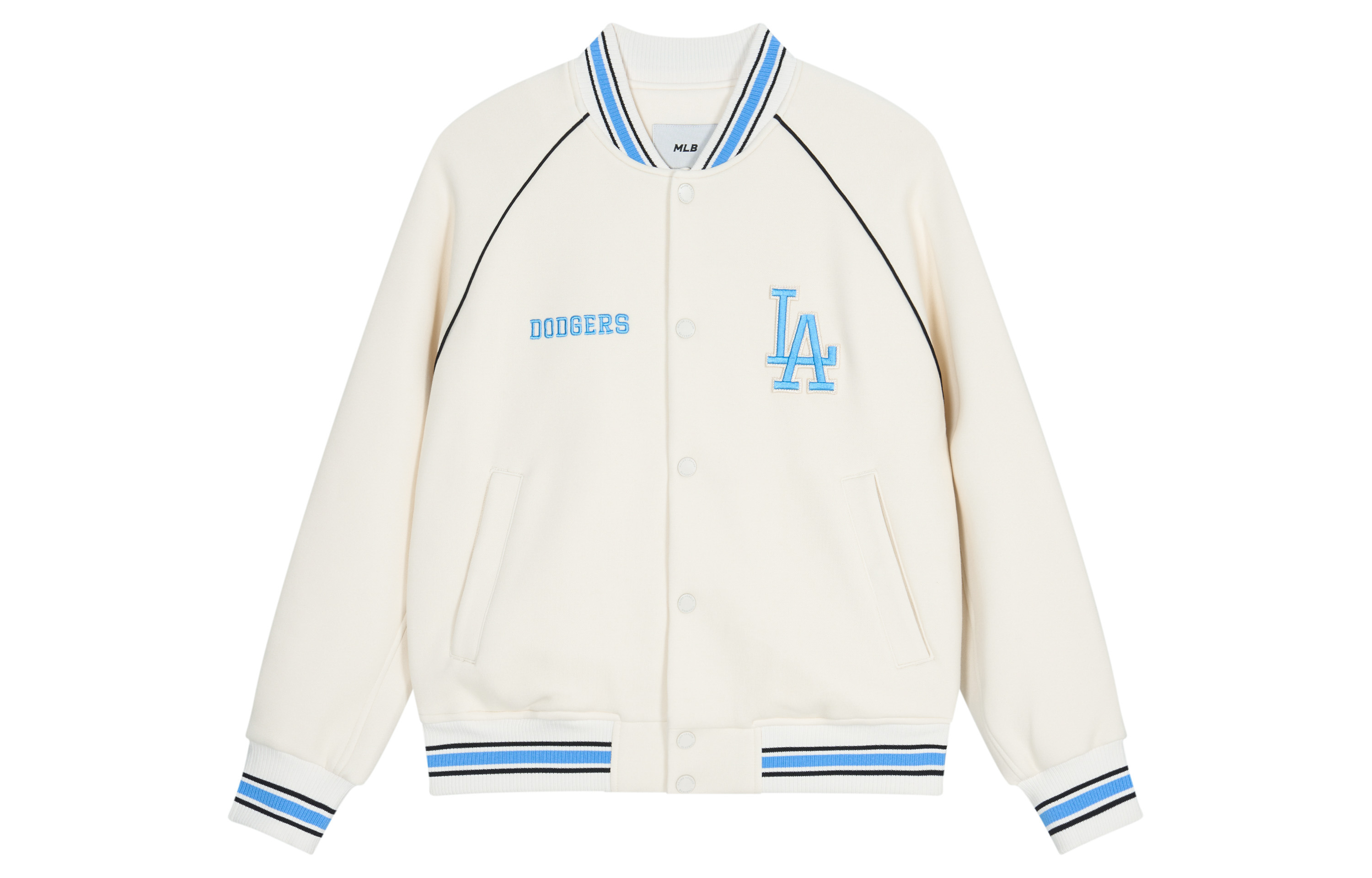 Order MLBアカデミーSS24ロサンゼルスドジャースロゴプリント野球ジャケットユニセックス白 3AJPV0841-07CRD