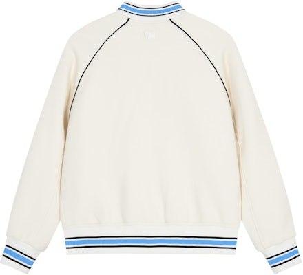 MLBアカデミーSS24ロサンゼルスドジャースロゴプリント野球ジャケットユニセックス白 3AJPV0841-07CRD Lookbook MLBアカデミーSS24ロサンゼルスドジャースロゴプリント野球ジャケットユニセックス白 3AJPV0841-07CRD