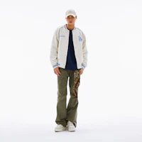 Shop MLB Academy SS24 Los Angeles Dodgers Letter Print Baseball Jacket Unisex White 3AJPV0841-07CRD