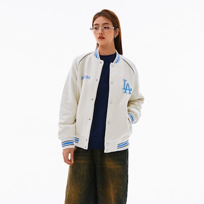 MLBアカデミーSS24ロサンゼルスドジャースロゴプリント野球ジャケットユニセックス白 3AJPV0841-07CRD Purchase MLBアカデミーSS24ロサンゼルスドジャースロゴプリント野球ジャケットユニセックス白 3AJPV0841-07CRD
