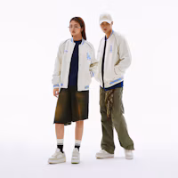 Cheap MLB Academy SS24 Los Angeles Dodgers Letter Print Baseball Jacket Unisex White 3AJPV0841-07CRD