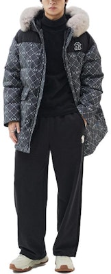 Sudadera con capucha MLB gris con cremallera completa y estampado integral. 3ADJM0436-50BKS Details for Sudadera con capucha MLB gris con cremallera completa y estampado integral. 3ADJM0436-50BKS