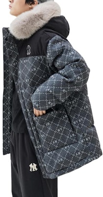 Sudadera con capucha MLB gris con cremallera completa y estampado integral. 3ADJM0436-50BKS Cheap Sudadera con capucha MLB gris con cremallera completa y estampado integral. 3ADJM0436-50BKS