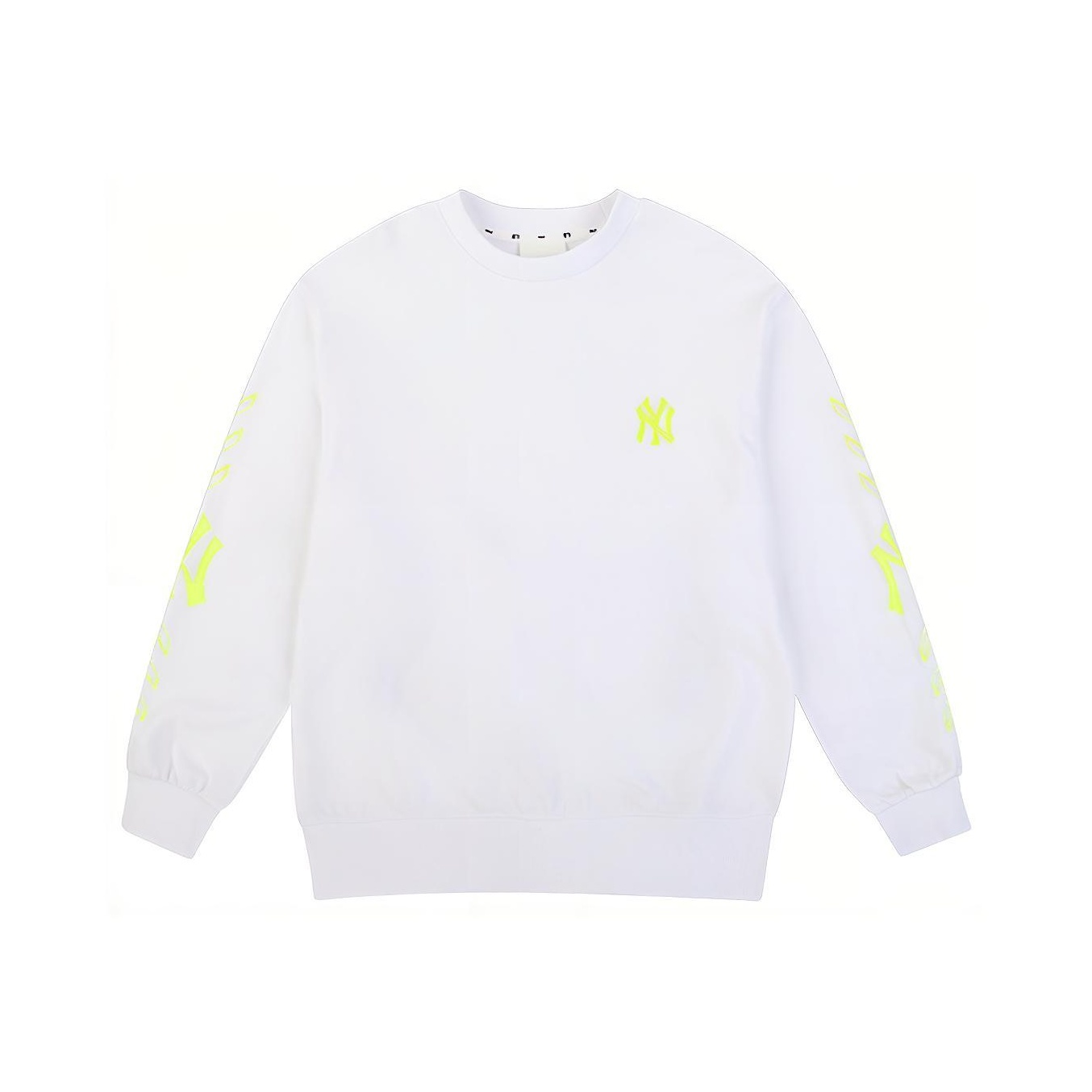 MLB Athleisure Unisex Baseball Long Sleeve Sweatshirt White 31MTS1011-50W