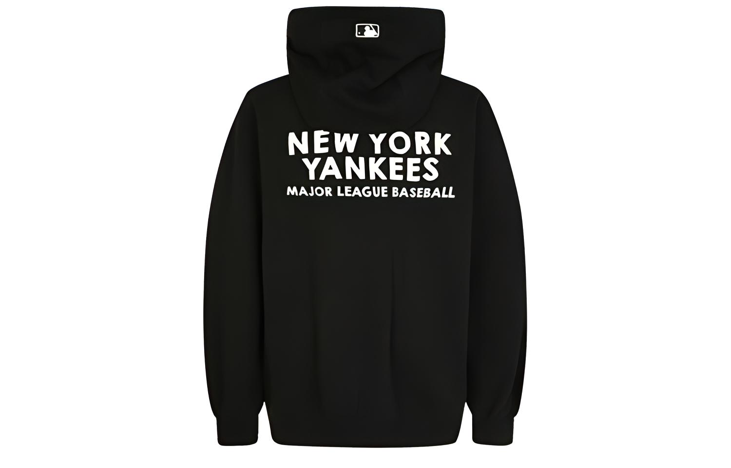 MLB Back Letter Print Hoodie Black Unisex Casual Long Sleeve - Great Gift Idea 31HD21941-50L