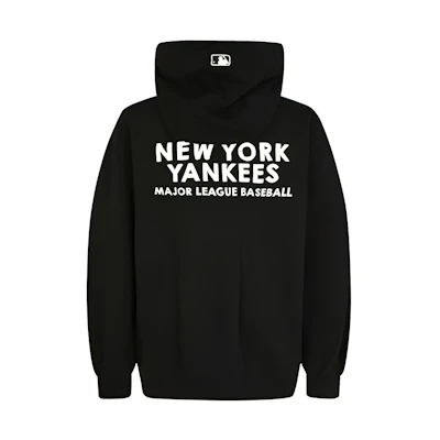 MLB Back Letter Print Hoodie Black Unisex Casual Long Sleeve - Great Gift Idea 31HD21941-50L