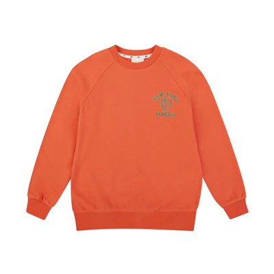 MLB Baseball Boy Loose Fit Crewneck Sweatshirt Unisex - Orange 31MTC3011-50O