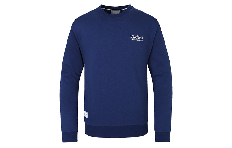 MLB Basic Embroidered Logo Navy Blue Unisex Long Sleeve Sweatshirt 31MTD1841-07N