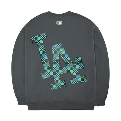 MLB Basic Logo Embroidered Crewneck Sweatshirt Unisex Brown 3AMTO0226-07CGS