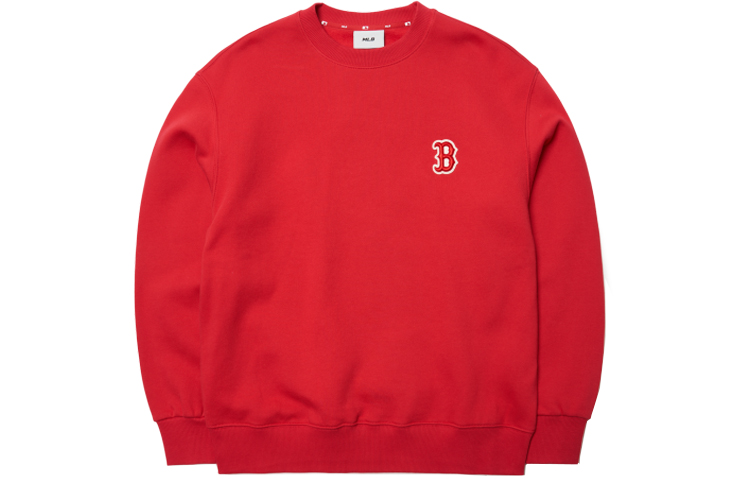 MLB Basic Logo Fleece Pullover Sweatshirt Unisex - Red 3AMTB0716-43RDS 圖 2