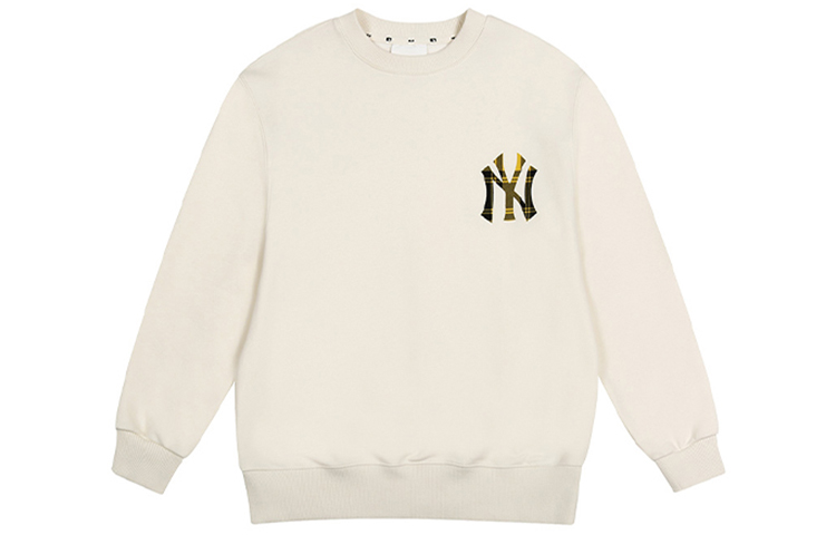 MLB Basic Logo Front Emblem Unisex Sweatshirt - White 31MTE2041-50I