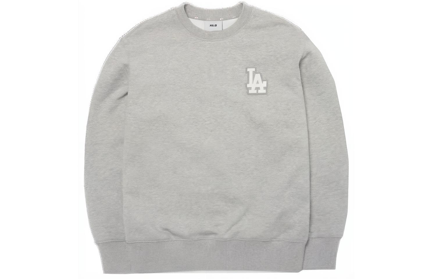 MLB Basic Logo LA Dodgers Crewneck Sweatshirt Unisex - Gray 3AMTB0221-07MGS