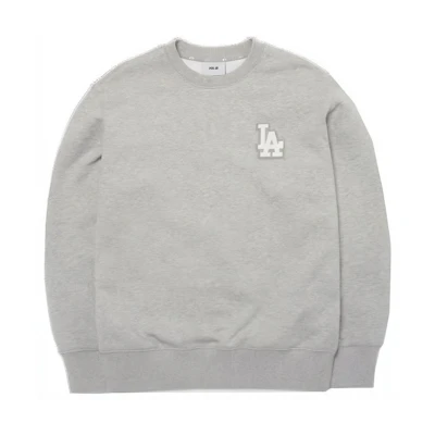 MLB Basic Logo LA Dodgers Crewneck Sweatshirt Unisex - Gray 3AMTB0221-07MGS