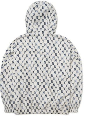 MLB Basic Logo New York Yankees All-Over Print Hoodie Jacket Cream Unisex. 3AWJM0121-50CRS Lookbook MLB Basic Logo New York Yankees All-Over Print Hoodie Jacket Cream Unisex. 3AWJM0121-50CRS