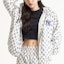 Shop MLB Basic Logo New York Yankees All-Over Print Hoodie Jacket Cream Unisex. 3AWJM0121-50CRS