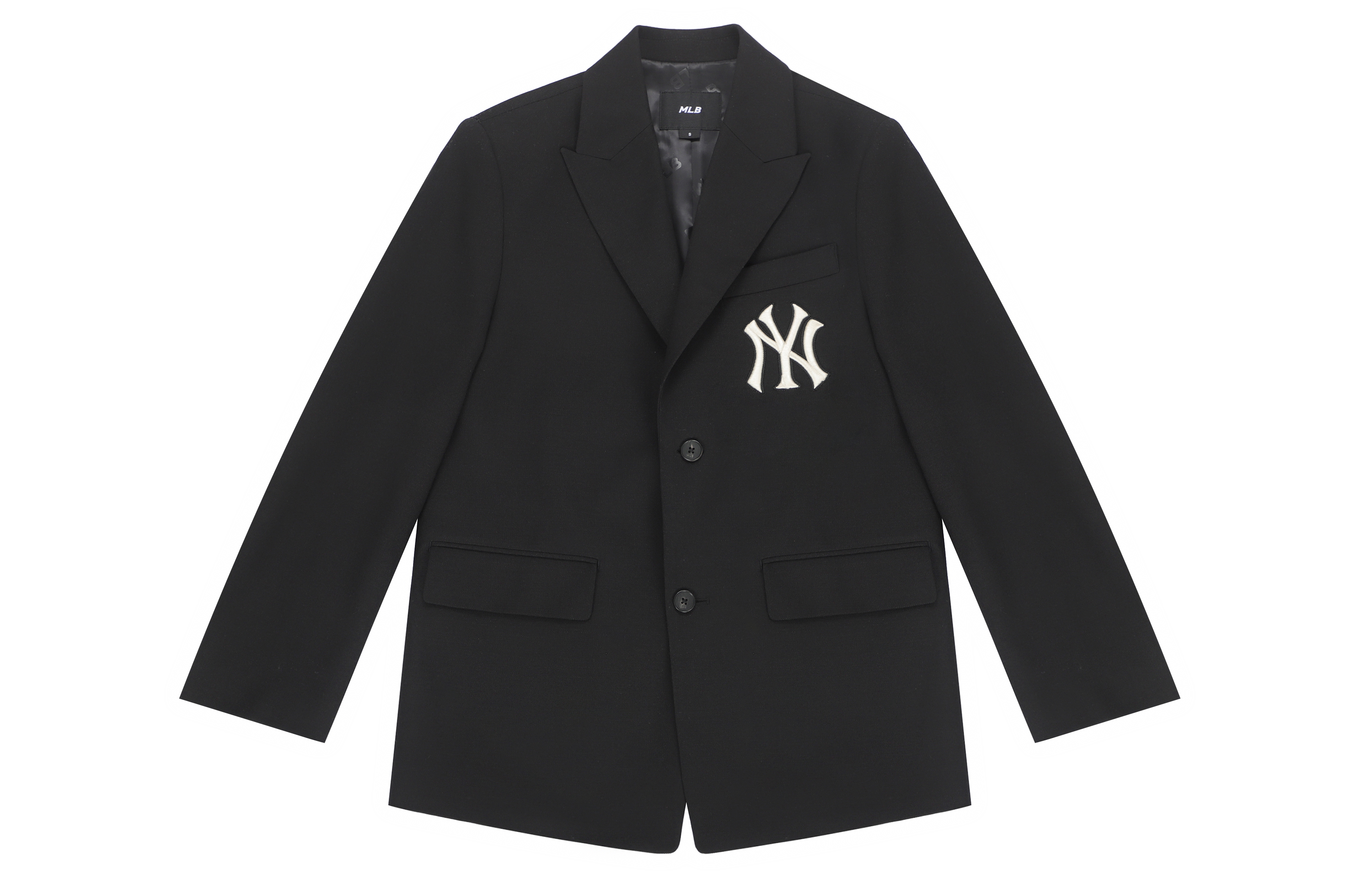 Order MLB Basic Logo Blazer Hitam New York Yankees Unisex Casual. 3AJKB0121-50BKS