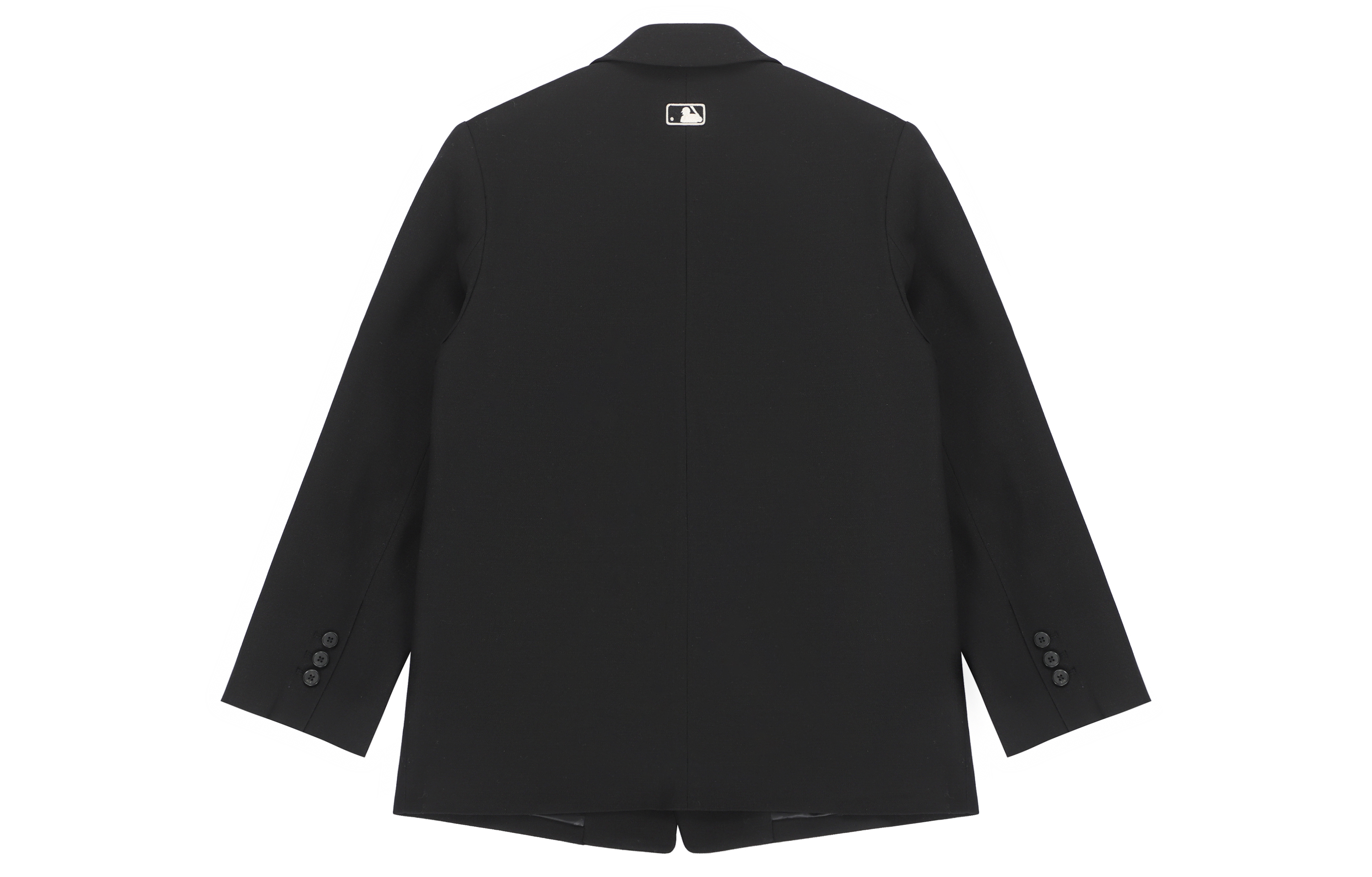 Lookbook MLB Basic Logo Blazer Hitam New York Yankees Unisex Casual. 3AJKB0121-50BKS