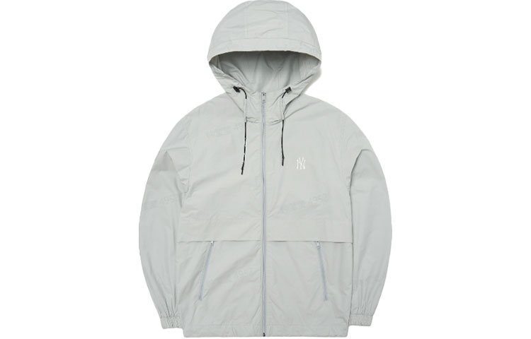 MLB Basic Logo New York Yankees Cream Softshell Windbreaker Jacket Unisex 3AWJB0121-50GRS