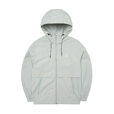 MLB Basic Logo New York Yankees Cream Softshell Windbreaker Jacket Unisex 3AWJB0121-50GRS