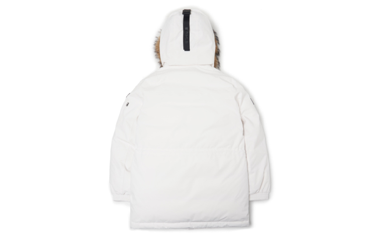 MLB Basic Logo New York Yankees Letter Logo Hip-Hop Puffer Jacket White Unisex. 3ADJJ0216-50IVS 圖 3