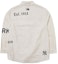 Lookbook MLB Basic Logo New York Yankees Letter Print Cream Long Sleeve Shirt Unisex 3AWS00121-50CRS