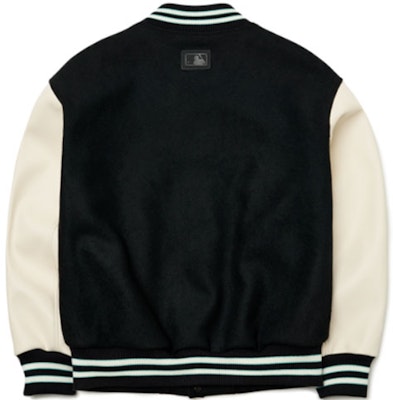 MLB Basic Logo New York Yankees Patch Baseball Jacket Unisex Black 3AJPB0121-50BKS Lookbook MLB Basic Logo New York Yankees Patch Baseball Jacket Unisex Black 3AJPB0121-50BKS