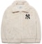 Order MLB Basic Logo New York Yankees Sherpa Fleece Jacket Unisex - White. 3AJPF0416-50CRS
