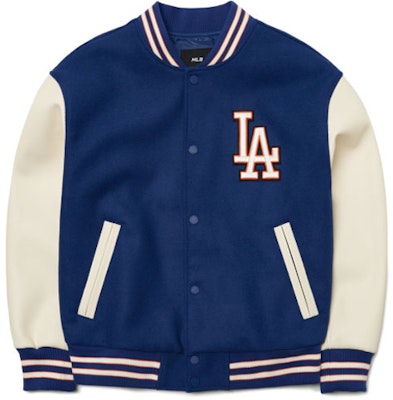 MLB 로고 시리즈 LA 다저스 야구 점퍼 유니섹스 블루 백투스쿨 에디션 3AJPB0121-07BLD Buy MLB 로고 시리즈 LA 다저스 야구 점퍼 유니섹스 블루 백투스쿨 에디션 3AJPB0121-07BLD