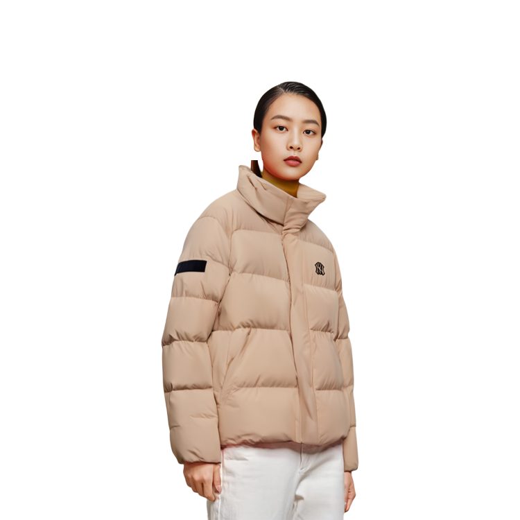 Details for MLB Jaket Puffer Logo New York Yankees Khaki Unisex Terbaru. 3ADJB0416-50BGS