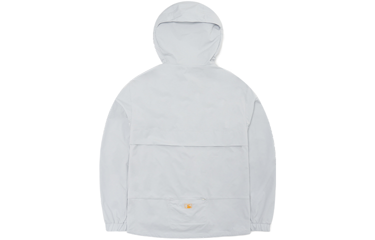 Lookbook Chaqueta Cortavientos Unisex MLB Gris con Logotipo Básico y Cordón Ajustable 3AWJA0121-50GRS