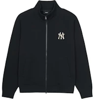 MLB Basic NY Yankees Unisex Black Soft Comfortable Casual Long Sleeve Jacket 3ATRB0244-50BKS MLB Basic NY Yankees Unisex Black Soft Comfortable Casual Long Sleeve Jacket 3ATRB0244-50BKS