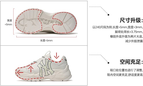 MLB Big Ball Chunky 'Putih Gading' 3ASHC104N-50IVS Sizing MLB Big Ball Chunky 'Putih Gading' 3ASHC104N-50IVS