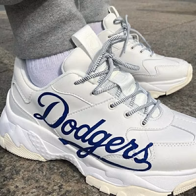 MLB 大球鞋 厚底 LA 运动时尚潮流 男女通用 白色 7