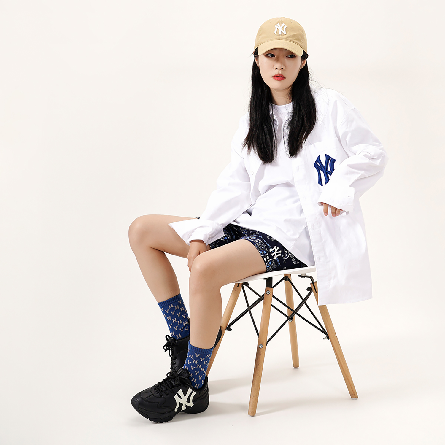 Details for MLB Big Ball Chunky A 'Impresión Retro Negra' 3ASHC101N-50BKL