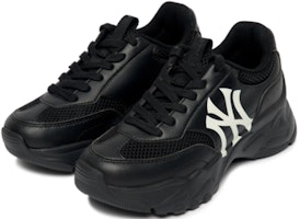 MLB 大球矮筒網布 休閒時尚 老爹鞋 男女款 黑色 Lookbook MLB 大球矮筒網布 休閒時尚 老爹鞋 男女款 黑色